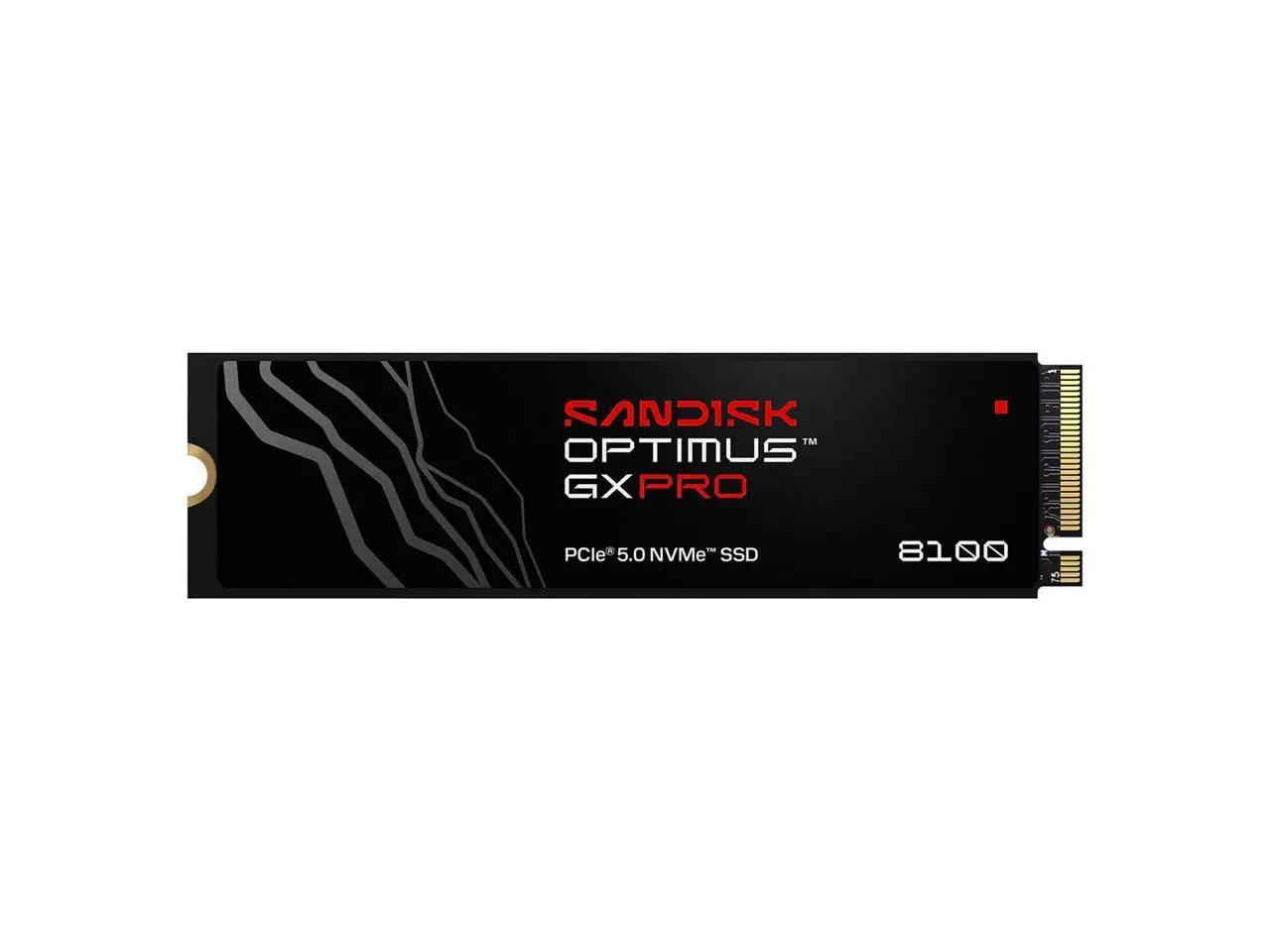 SanDisk 4TB Optimus GX PRO 8100 M.2 2280 PCI-Express 5.0 x4 3D NAND TLC Internal Solid State Drive (SSD) SDSP82400TAN-000E0