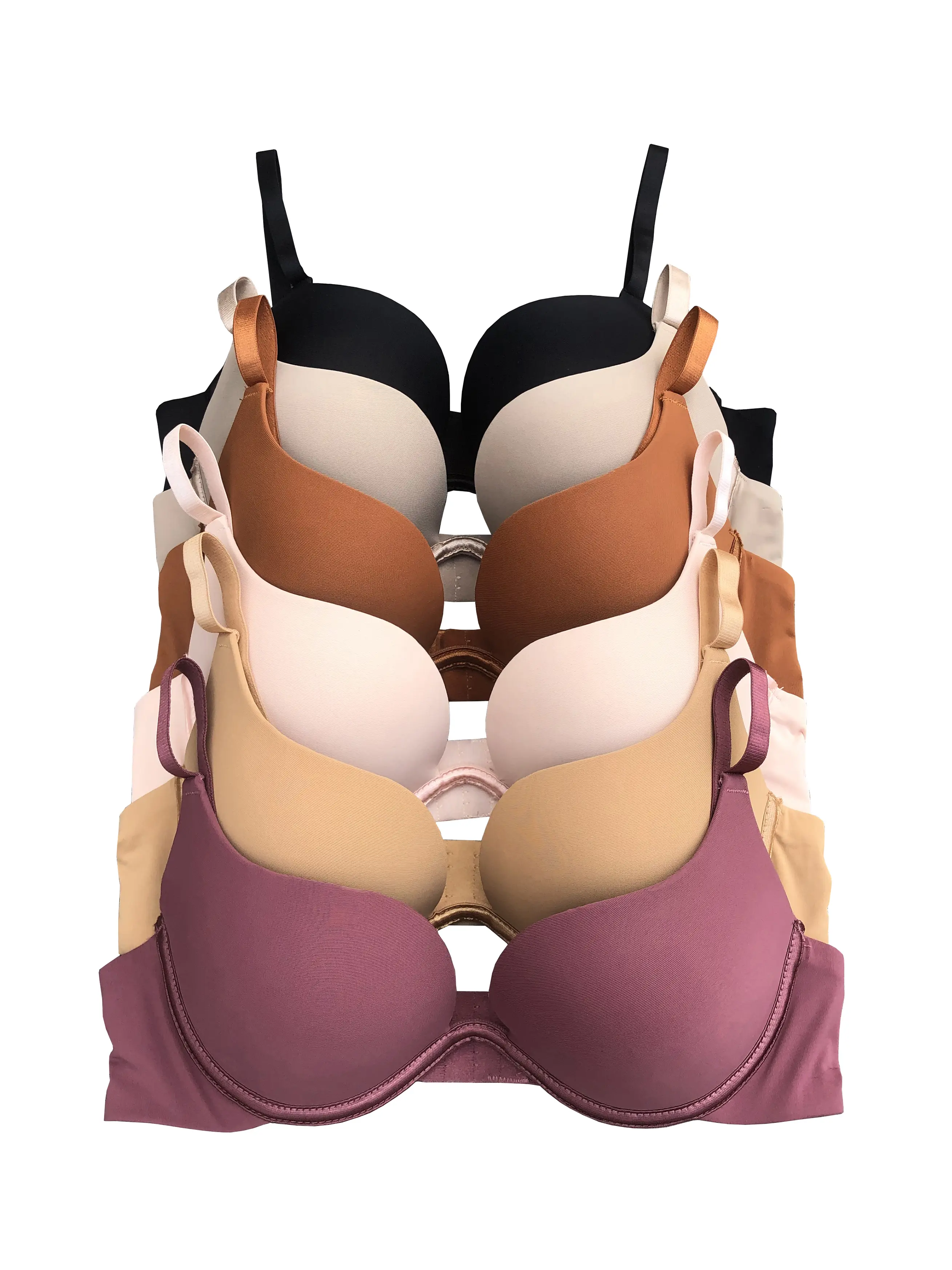Women's 6 Packs Underwire Bras - Everyday Lift, Comfort & Support