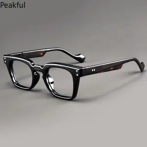 Men Square Reading Glasses Anti Blue Light Eyewear Trend Ultra-lightweight Round Frame Women Presbyopic Eyeglasses Frame Unisex
