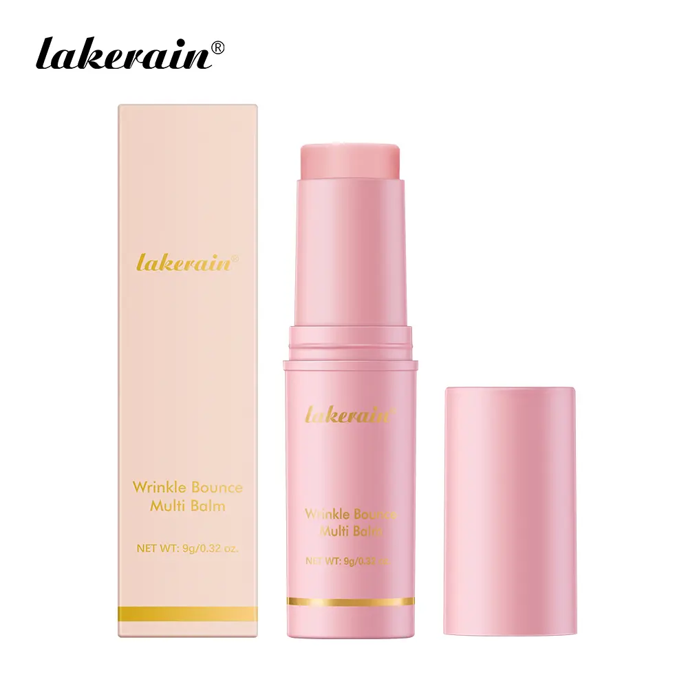 Pink Collagen Volume MultiBalm - 1-In-1 Korean Skincare Cosmetic Stick with Volufiline, PDRN, NAD - Smooth, Hydrating Moisturizer for Under-Eyes, Lips, Smile Lines - Anti-Aging, Firming, Fine Lines Care - Daily Use, Ideal Gift Cream Facia Moisture Hydrate