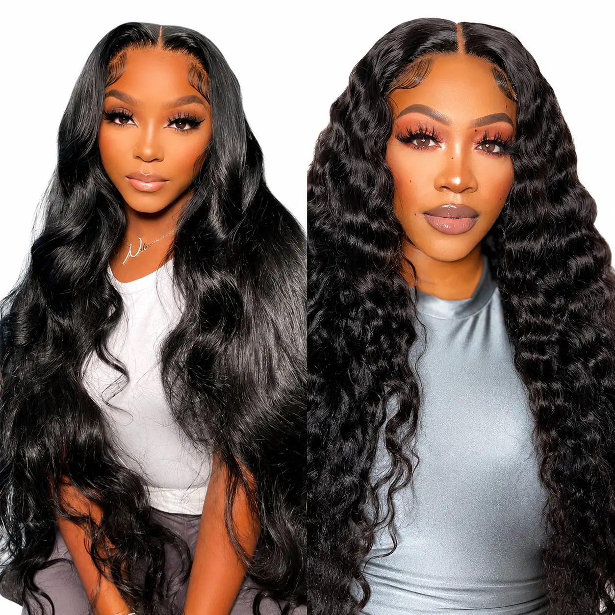{Combo sale30''&30''} " 2 wig" 13x4 Lace Front Wigs Human Hair Transparent Lace FrontalHumanHair Wigs 180% Density for Woman
