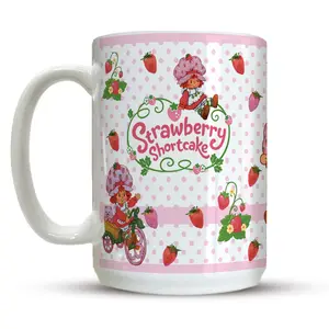 Strawberry Shortcake - Polkadots | 15oz Mug
