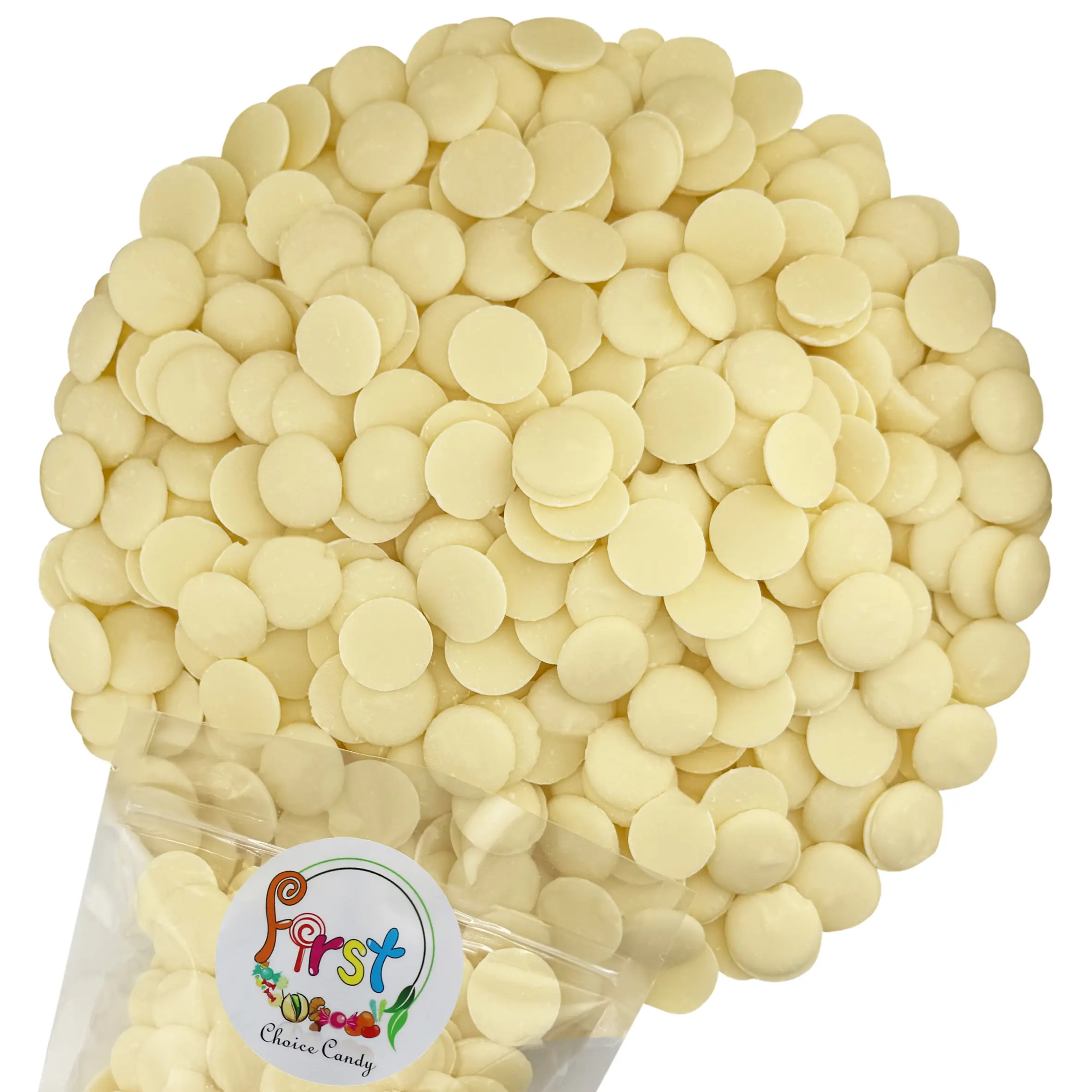 WHITE CHOCOLATE MELTING WAFERS 1 LB BAG WHITE CHOCOLATE MELTING WAFERS 1 LB BAG