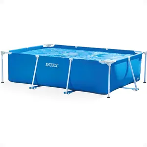 Intex 9.8-ft x 6.5-ft x 28.8-in Metal frame Rectangle Above-Ground Pool