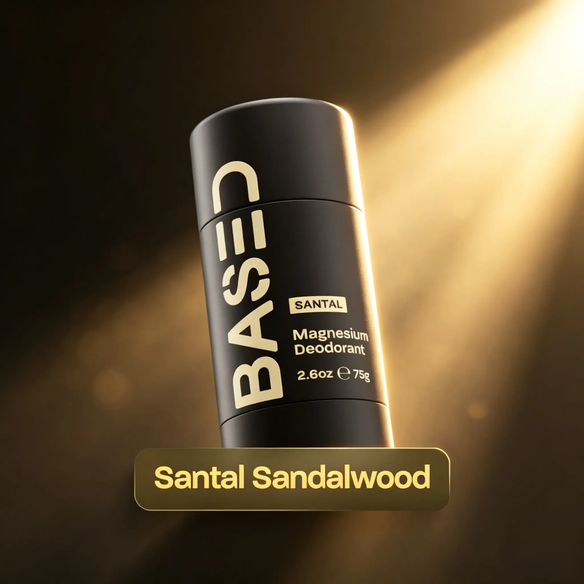 BASED Santal Sandalwood Guava Nectar | High Performance Deodorant 2.6oz | Aluminum Free | 24 Hour Odor Protection | Simple, Effective 75g
