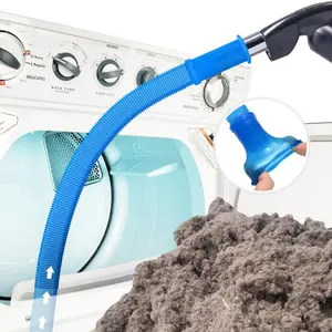 Sealegend Dryer Vent Cleaner kit Dryer Lint Vacuum Attachment with Stretch Universal Connector, Dryer Vent Cleaning Tool Vacuum Hose Lint Remover, Blue