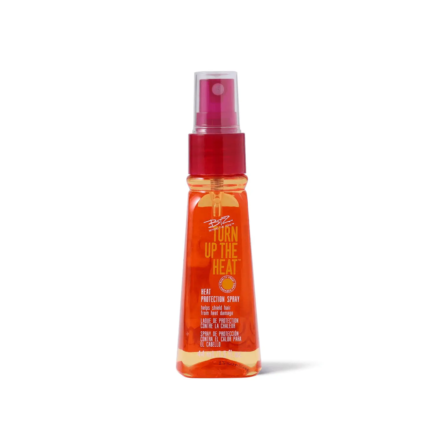Beyond The Zone Turn Up The Heat Protection Mini Spray, Sulfate, Paraben and Gluten Free, Humidity resistant, 1.5 oz