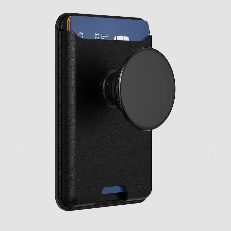 popsockets Black  Softgoods MagSafe PopWallet+