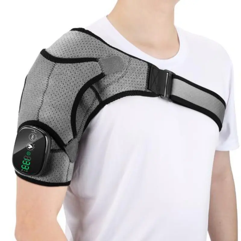 Heating & Vibration Shoulder Pad, Multifunctional Cordless Heating Pad, Professional Portable Shoulder Massager, Shoulder Muscle Relaxation Machine, Elders Gift Selection, Heated Pad