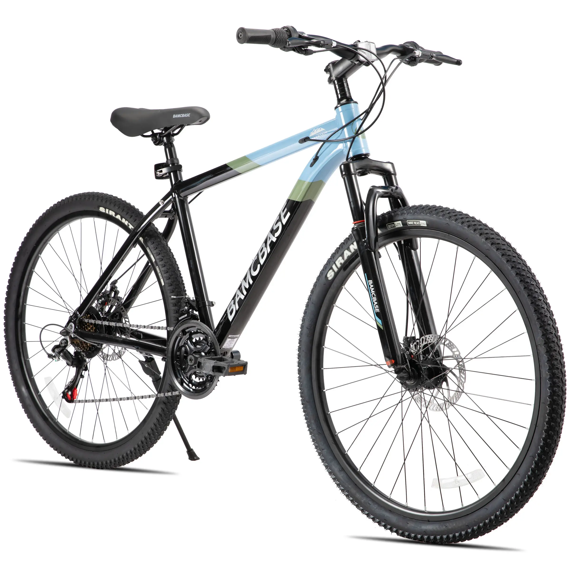Joystar Mountain Bike for Unisex Adults, Lightweight Aluminum Alloy Frame, 21-Speed with Dual Disc Brakes, 26/27.5 Inch Commuter Trail Bike, Commuter Mountain Bike