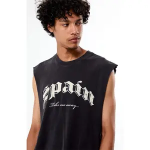 Pacsun Men's SpainÂ Cut Off Muscle T-Shirt