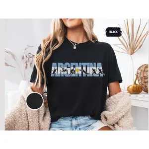 Argentine Soccer Comfort Colors shirt |   Argentina Patriotic World Football Fan Tee |   Cup Soccer Lover Gift