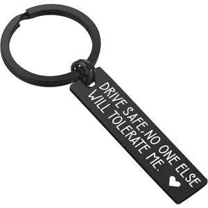 Valentine's Day Gifts for Him - Drive Safe Keychain & Boyfriend Gifts for Husband from Girlfriend or Wife