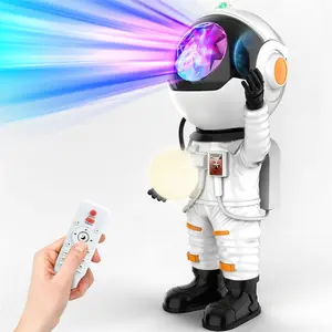 Astronaut Galaxy Projector NightLight with Timer & Remote Multifunction Rgb Colors HomeDecor Gifts for Kids Teens Adults Birthday Party Safe ChildFriendly