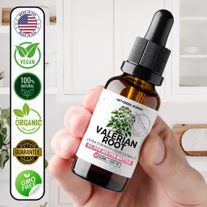 Organic Valerian Root Tincture Get Green Human Herbal Liquid Supplement 60000mg for Relaxation and Restful Support with Valerian Extract