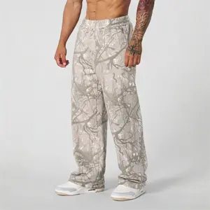 New Mens Young  Camo Baggy Sweats Joggers Comfort Sweatpants S-4XL