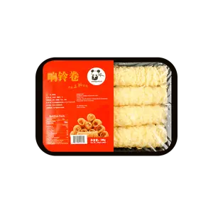 PANDA Panda Ringing Rolls Fried Tofu Skin 2 Pack Original Flavor 3 Second Hot Pot Essential 3.5 oz/Pack