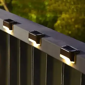 Solar LED Lights Outdoor Waterproof, Solar Powered Staircase Deck Patio Yard Garden Light, Durable Exterior Lighting Solution Lamp