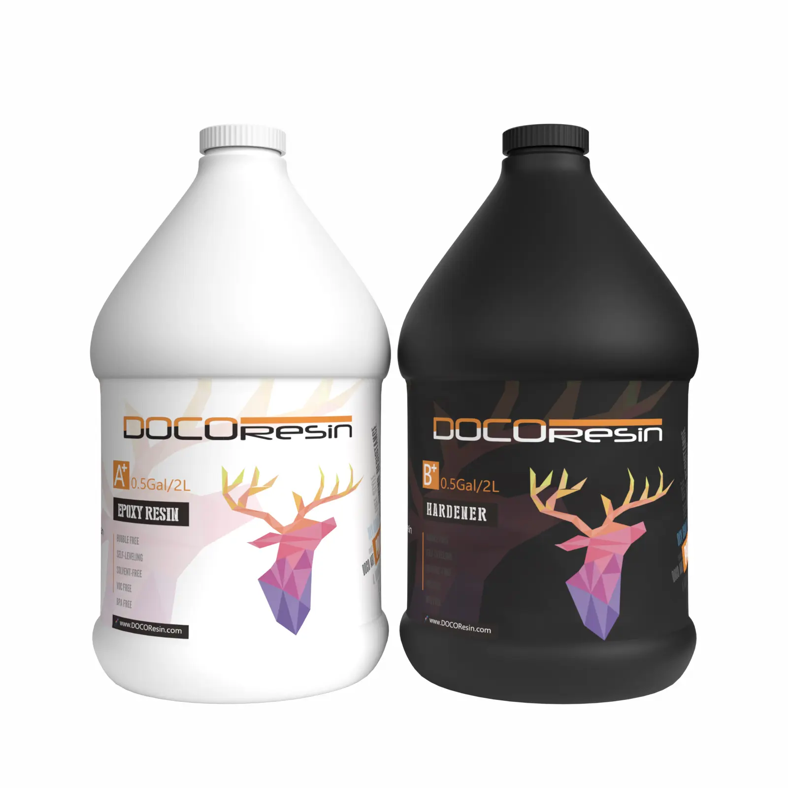 DOCOResin Pro Series Epoxy Resin Kit with Batch to Batch Consistency - MSDS Certified Resin Epoxy with Non Toxic Formula - 5 Hours Fast Curing Epoxy Resin for Your Art Work