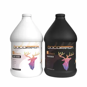 DOCOResin Pro Series Epoxy Resin Kit with Batch to Batch Consistency - MSDS Certified Resin Epoxy with Non Toxic Formula - 5 Hours Fast Curing Epoxy Resin for Your Art Work