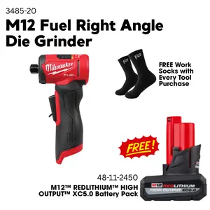 Milwaukee M12 Fuel Right Angle Die Grinder