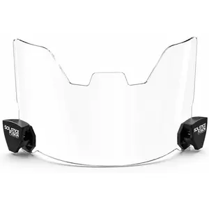 Football Visor for Helmet Anti-Fog Scratch-Resistant UV Block Youth Visor Universal Fit for All Helmets Includes 6 Stickers Carrying Pouch Visor Clips