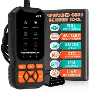Upgraded OBD2 Scanner Diagnostic Tool, Check Engine Code Reader OBD2 Scanner with Reset, Mode 6, Mode 8 & I/M, Auto Check Engine Light Car Diagnostic Scan Tool, Automotive Scan Tool for All OBDII Car Since 1996