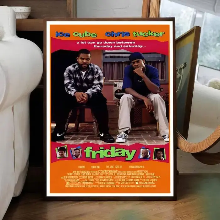 Friday, Movie Poster Decor Artwork Decoration Ornaments Friday, Movie Poster Decor Artwork Decoration Ornaments