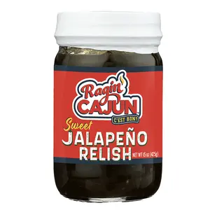 Ragin' Cajun Sweet Jalapeno Relish - 15 oz Jar