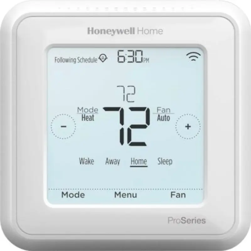 Honeywell Home T6 Pro Modern Digital Smart Wi-Fi Programmable Thermostat TH6220WF2006 - Remote Control, Wi-Fi Connect, 120V AC Power Supply, Indoor Use, New Unit, Wifi Connect, Smart Wi-Fi Temperature Control Systems