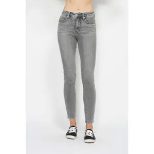 Judy Blue Mid Rise Tummy Control Shield Pockets Skinny Denim Jeans 88862, Tummy Control Jeans, Curve Jeans, Smooth, Spandex