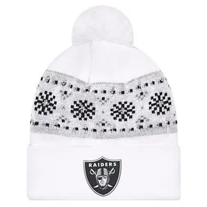 Officially Licensed NFL by Carl Banks Holiday Sweater Light-up Beanie - Broncos