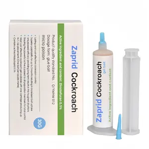 30g Cockroach Exterminator Gel Roach Repellent Gel with Plunger & 2 Tips, Roach Control Solution Mousse for American & German Cockroaches, Indoor Pest Control Home Supply