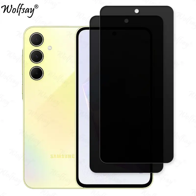 Anti-Spy Tempered Glass For Samsung Galaxy A35 Privacy Screen Protector Samsung A35 5G Glass For Samsung A35 5G Glass 6.6 inch
