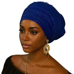 Luxury beaded turban