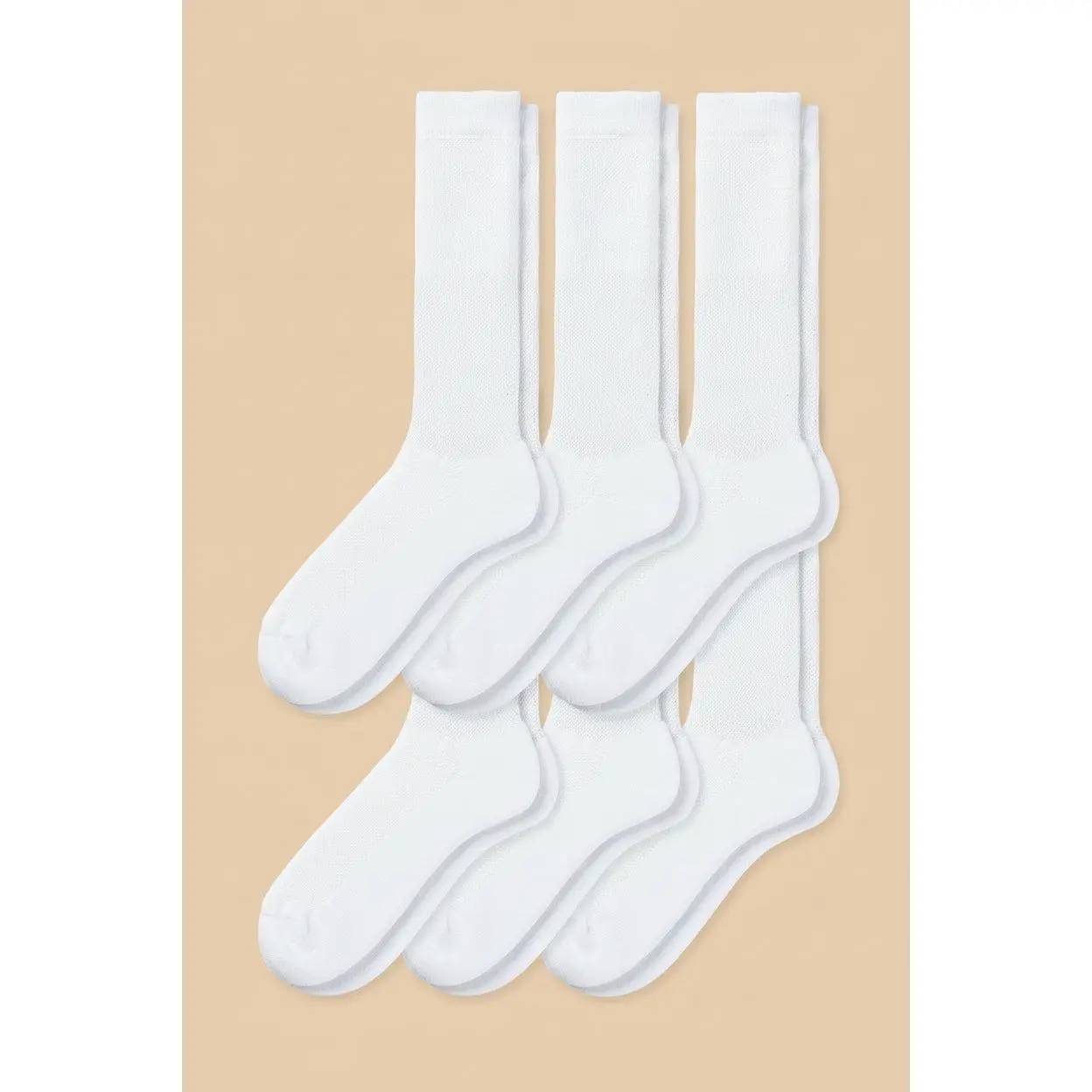 6-Pack Men's Diabetic Non-Binding Socks
