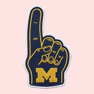 Michigan College Logo Patch – Iron-On or Sew-On School Spirit Accessory