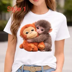 The little Monkey Graphic Print Comfortable Casual Wear