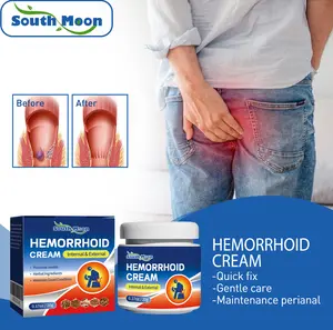South Moon Hemorrhoid Care Cream - Healthcare Therapy Treatment Solution for Relieving Anus Swelling, Itching, and Pain