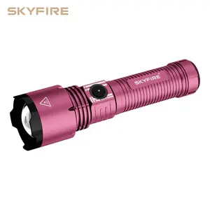 SKYFIRE 2002J LED Pocket Rechargeable Flashlight, High-Lumen Mini Flashlight with Four Home Lighting Modes