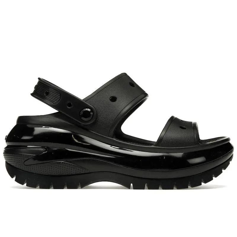 Crocs Unisex Mega Crush Sandal Black, from StockX