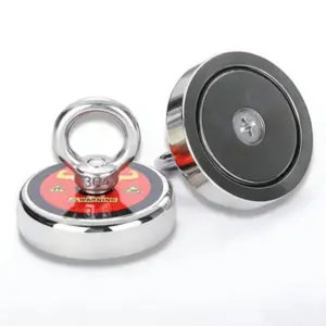 300-Pound Heavy-Duty Durable Magnetic Fishing Hook Kit, Strong Magnetic Pull Force, Multipurpose Use, Outdoor Magnetic Fishing, River Iron Block Retrieval, Tent Securing, Gauss Magnets