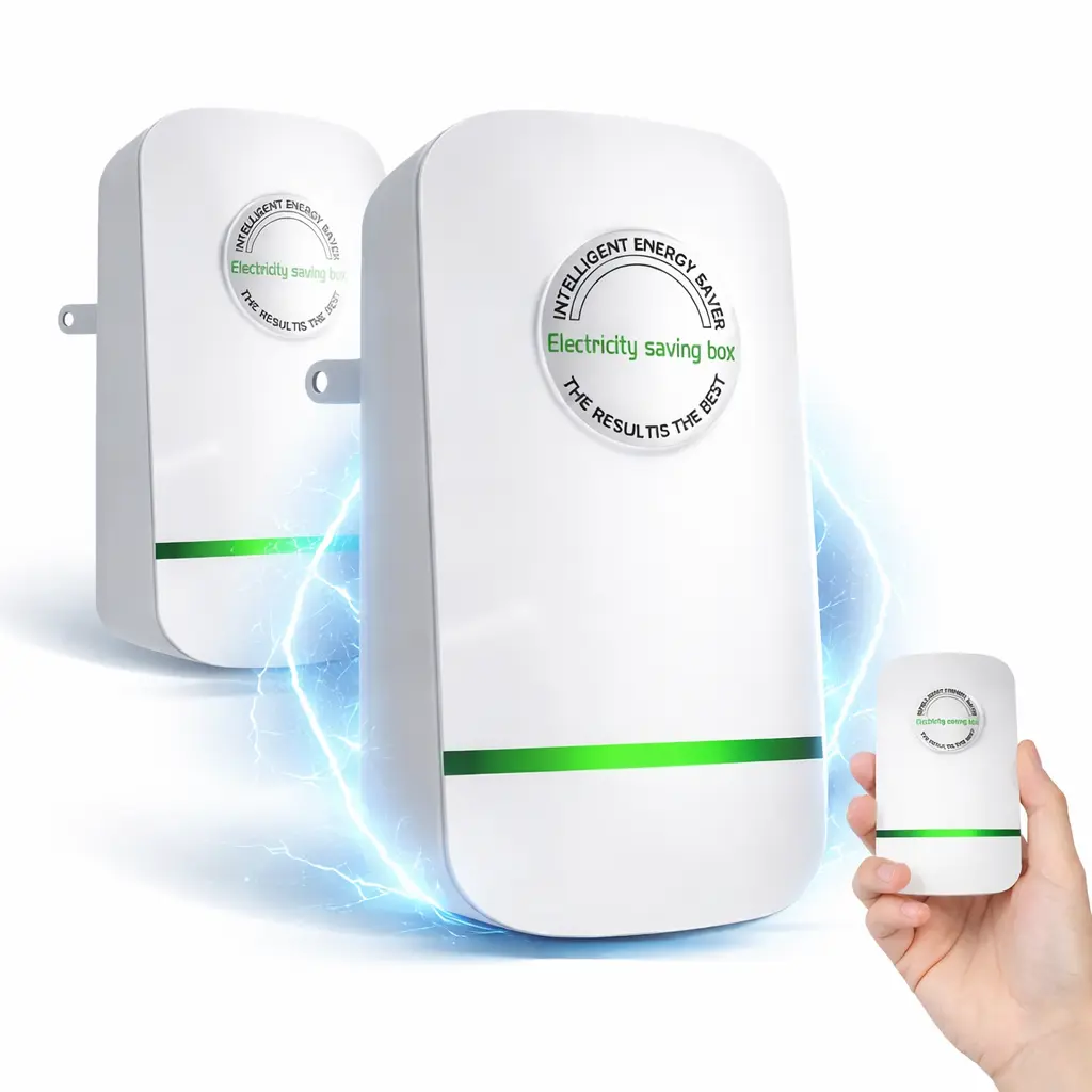 Plug-In Power Box with US Plug, 2026 Updated Design Compatible with 90-250V Input Range, Smart Wide Voltage Multi-Plug Adapter for Bedroom Dorm Use