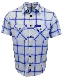 The "Blueprint" Light-Weight 4-Way Stretch Button Up