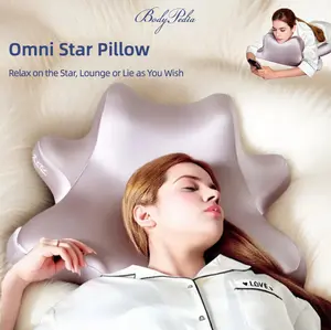 BodyPedia Cervical Memory Foam Pillow – Neck & Shoulder Pain Relief, Soft Support for Back, Side & Stomach Sleepers, with Washable Pillowcase