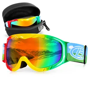 Outdoor 100% Goggles Off-Road Motorcycle Goggles ，for kid ，Anti-Fog UV400 Protection OTG FitDustproof Ski Goggles for Winter Sports