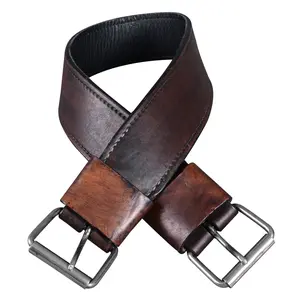 HILASON Western Leather Horse Saddle Girth Cinch Brown | Strap