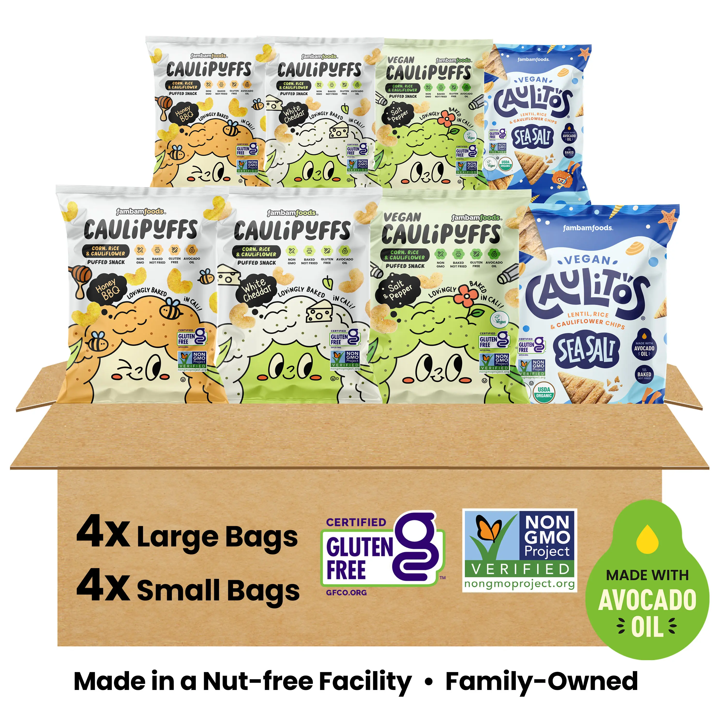 CauliPuffs + Caulitos Big Bundle 8pk