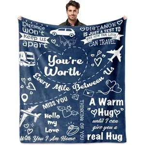 Long Distance Relationship Gifts Boyfriend Gifts from Girlfriend Boyfriend Birthday Gifts Blankets Romantic Gifts for Him Fathers Day Christmas Valentines to My Boyfriend summerwins