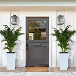 Tall Plantersfor Front Porch Garden